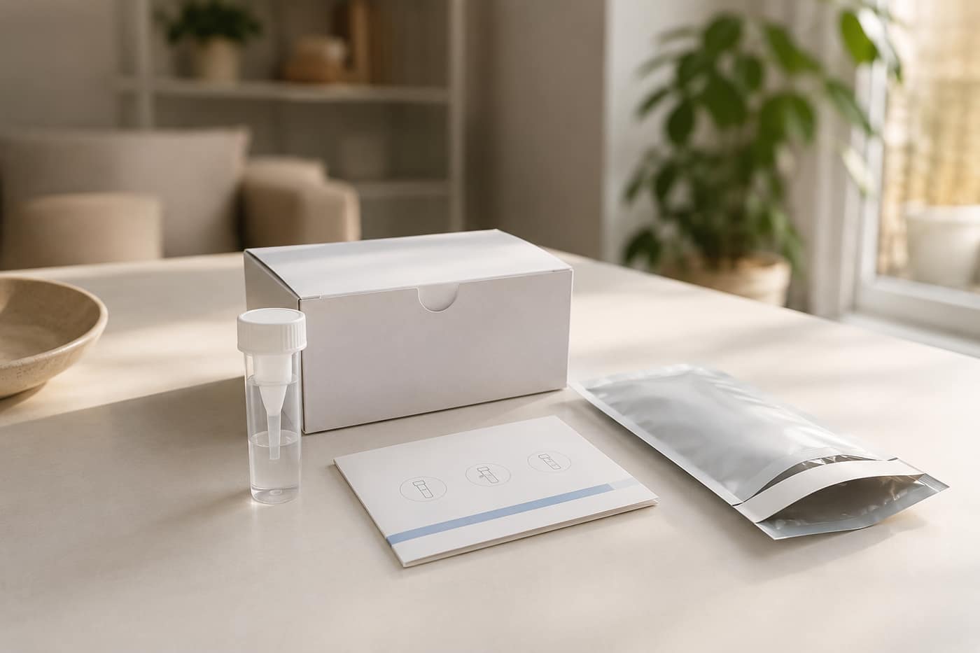 Speichelprobe bequem von zu Hause.